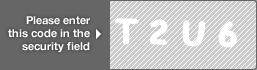 captcha code for visual authentication  letter T number 2 letter U number 6