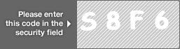 captcha code for visual authentication  letter S number 8 letter F number 6