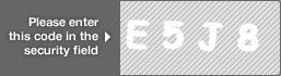 captcha code for visual authentication  letter E number 5 letter J number 8