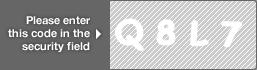 captcha code for visual authentication  letter Q number 8 letter L number 7