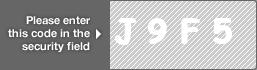 captcha code for visual authentication  letter J number 9 letter F number 5