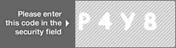 captcha code for visual authentication  letter P number 4 letter Y number 8