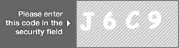 captcha code for visual authentication  letter J number 6 letter C number 9