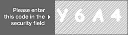 captcha code for visual authentication  letter Y number 6 letter A number 4