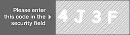 captcha code for visual authentication  number 4 letter J number 3 letter F