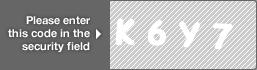 captcha code for visual authentication  letter K number 6 letter Y number 7