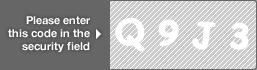captcha code for visual authentication  letter Q number 9 letter J number 3