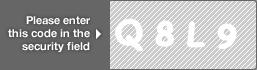captcha code for visual authentication  letter Q number 8 letter L number 9