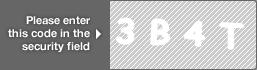 captcha code for visual authentication  number 3 letter B number 4 letter T