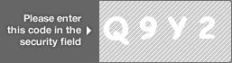 captcha code for visual authentication  letter Q number 9 letter Y number 2