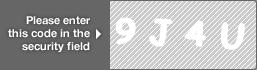 captcha code for visual authentication  number 9 letter J number 4 letter U