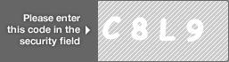 captcha code for visual authentication  letter C number 8 letter L number 9