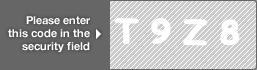 captcha code for visual authentication  letter T number 9 letter Z number 8