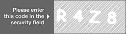 captcha code for visual authentication  letter R number 4 letter Z number 8