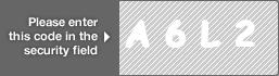 captcha code for visual authentication  letter A number 6 letter L number 2