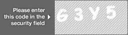 captcha code for visual authentication  letter G number 3 letter Y number 5