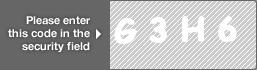 captcha code for visual authentication  letter G number 3 letter H number 6