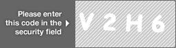 captcha code for visual authentication  letter V number 2 letter H number 6