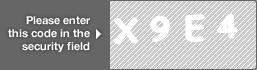 captcha code for visual authentication  letter X number 9 letter E number 4