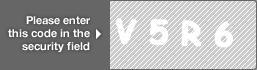 captcha code for visual authentication  letter V number 5 letter R number 6