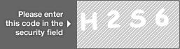 captcha code for visual authentication  letter H number 2 letter S number 6