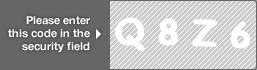 captcha code for visual authentication  letter Q number 8 letter Z number 6