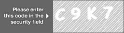 captcha code for visual authentication  letter C number 9 letter K number 7