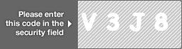 captcha code for visual authentication  letter V number 3 letter J number 8
