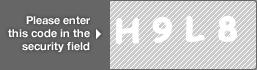 captcha code for visual authentication  letter H number 9 letter L number 8