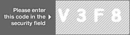 captcha code for visual authentication  letter V number 3 letter F number 8