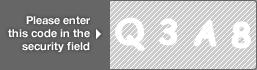 captcha code for visual authentication  letter Q number 3 letter A number 8