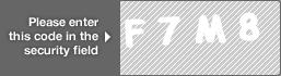 captcha code for visual authentication  letter F number 7 letter M number 8