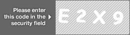 captcha code for visual authentication  letter E number 2 letter X number 9
