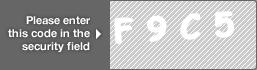 captcha code for visual authentication  letter F number 9 letter C number 5