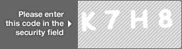 captcha code for visual authentication  letter K number 7 letter H number 8