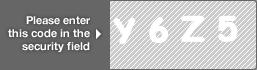 captcha code for visual authentication  letter Y number 6 letter Z number 5