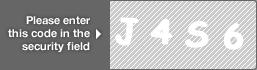 captcha code for visual authentication  letter J number 4 letter S number 6