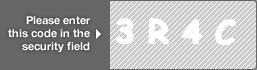 captcha code for visual authentication  number 3 letter R number 4 letter C