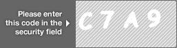 captcha code for visual authentication  letter C number 7 letter A number 9