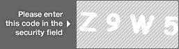 captcha code for visual authentication  letter Z number 9 letter W number 5