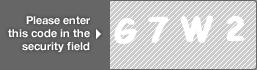 captcha code for visual authentication  letter G number 7 letter W number 2