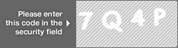 captcha code for visual authentication  number 7 letter Q number 4 letter P