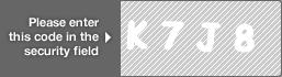 captcha code for visual authentication  letter K number 7 letter J number 8