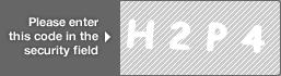 captcha code for visual authentication  letter H number 2 letter P number 4