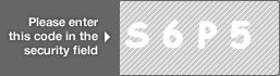 captcha code for visual authentication  letter S number 6 letter P number 5