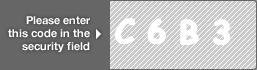 captcha code for visual authentication  letter C number 6 letter B number 3