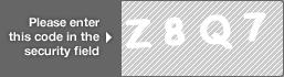 captcha code for visual authentication  letter Z number 8 letter Q number 7