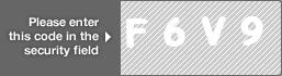 captcha code for visual authentication  letter F number 6 letter V number 9