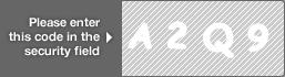 captcha code for visual authentication  letter A number 2 letter Q number 9